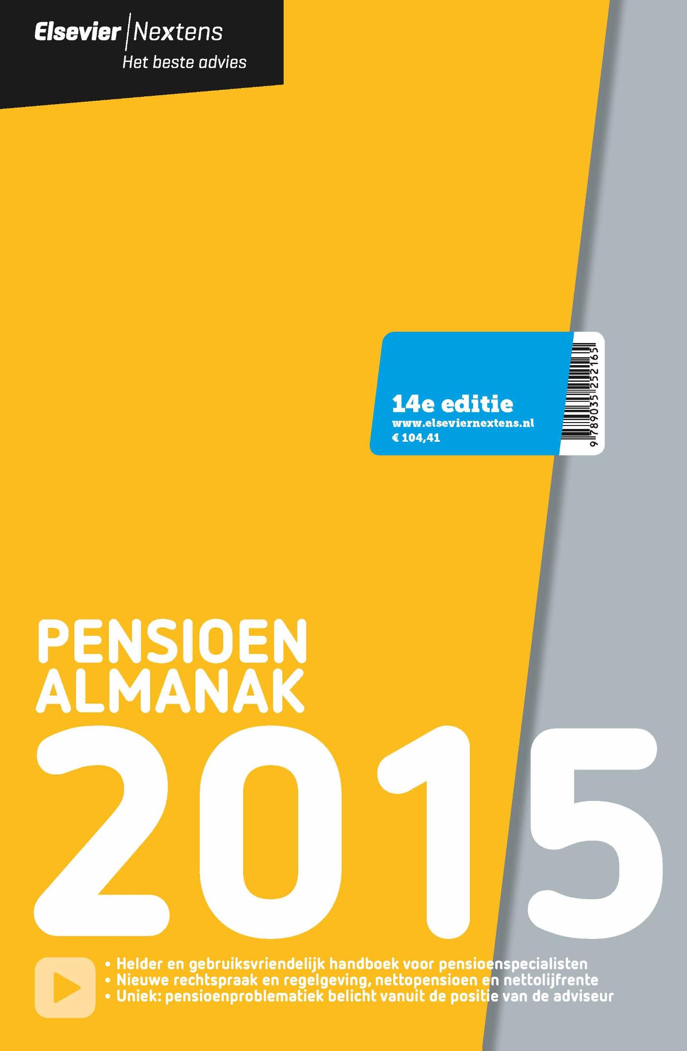 Pensioen almanak / 2015 (Ebook)