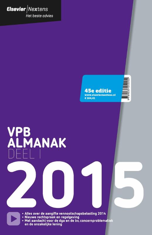 VPB almanak / 2015 deel 1 (Ebook)
