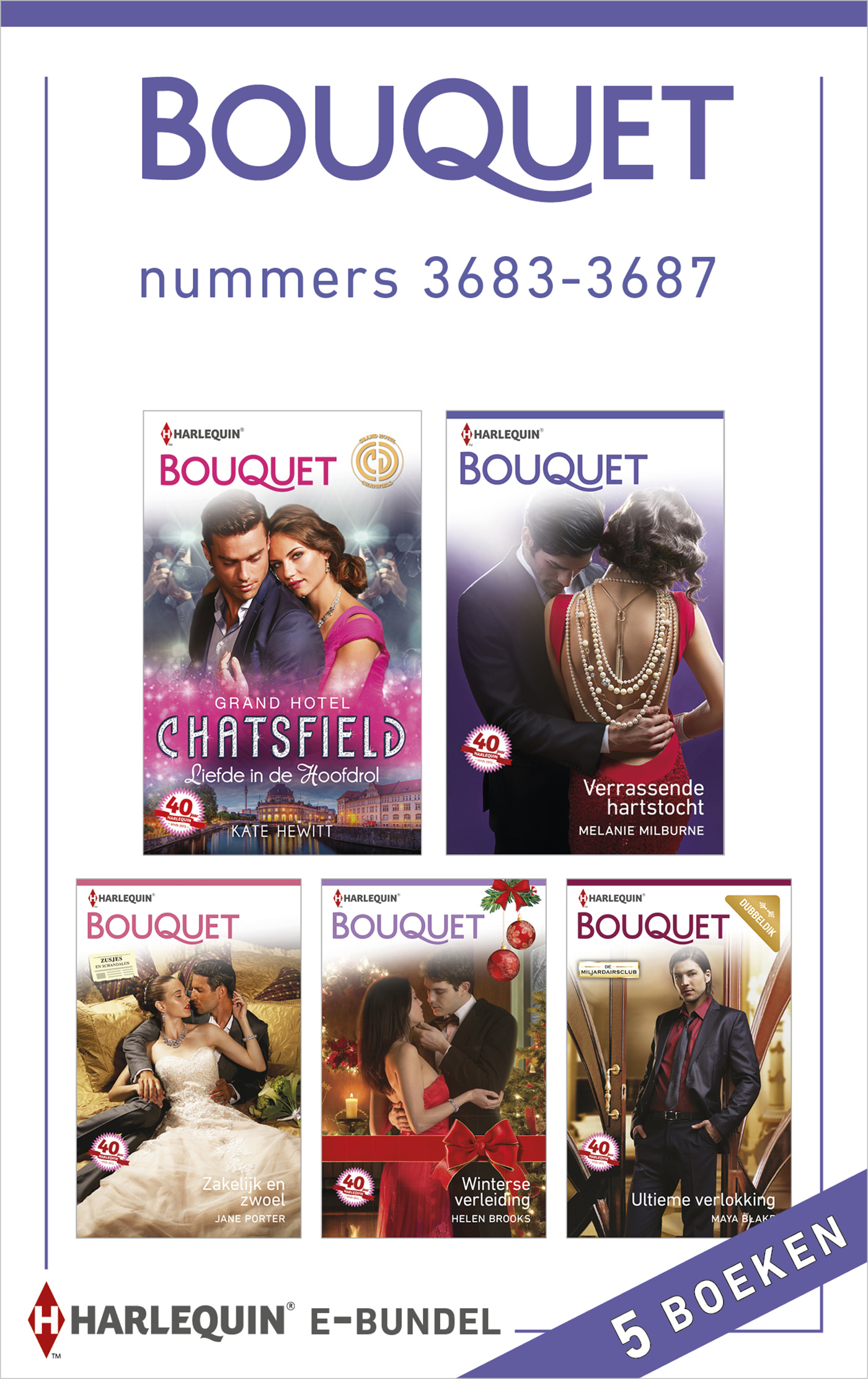 Bouquet e-bundel nummers 3683-3687 (5-in-1) (Ebook)