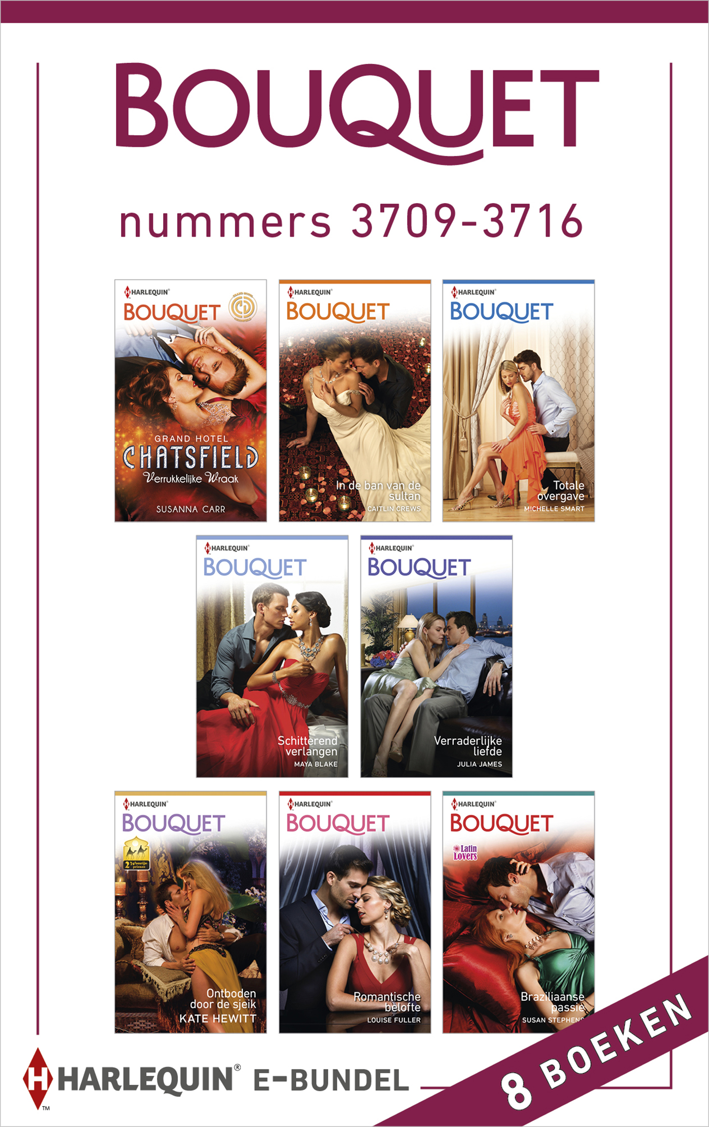 Bouquet e-bundel nummers 3709-3716 (8-in-1) (Ebook)