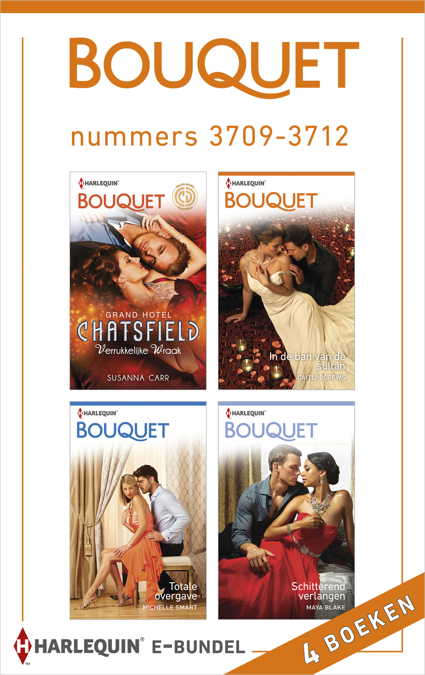 Bouquet e-bundel nummers 3709-3712 (4-in-1) (Ebook)