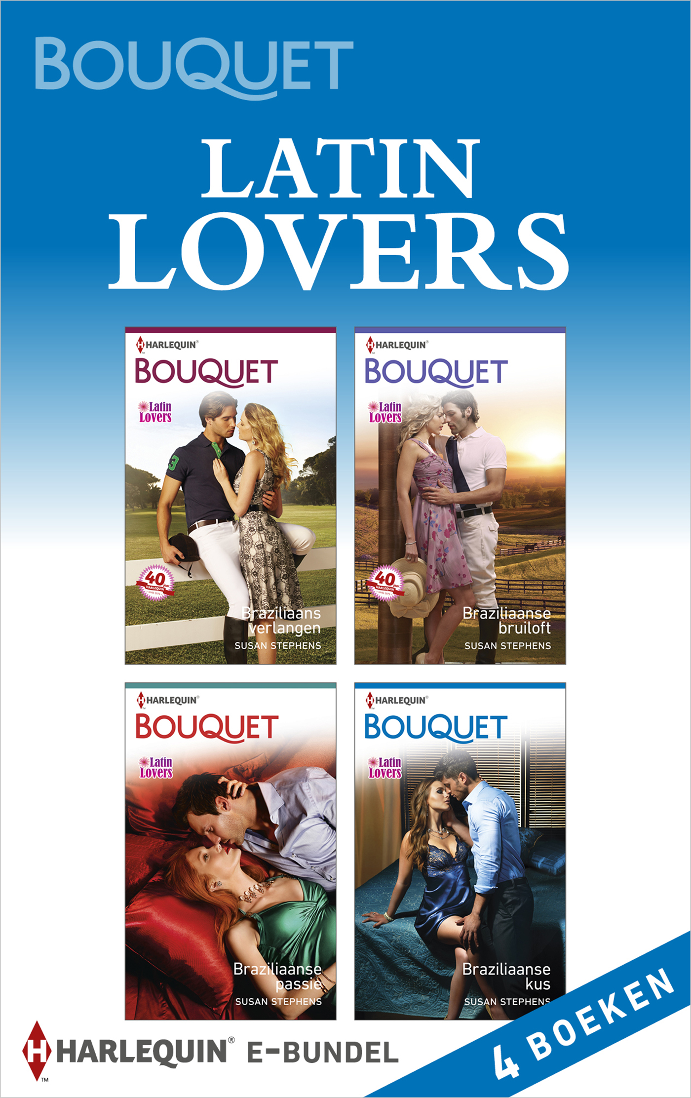 Latin Lovers (4-in-1) (Ebook)