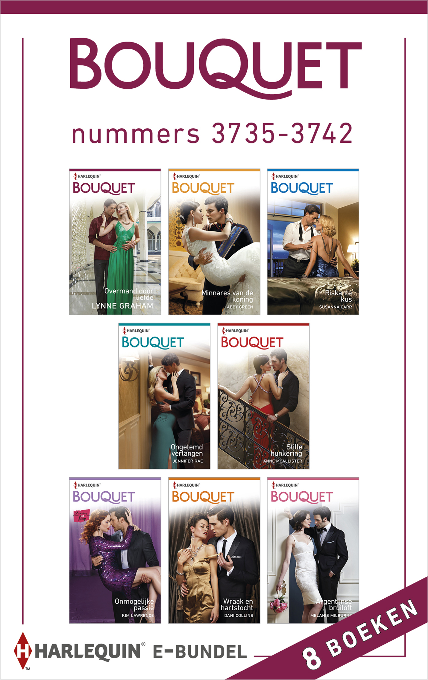 Bouquet e-bundel nummers 3735-3742 (8-in1) (Ebook)