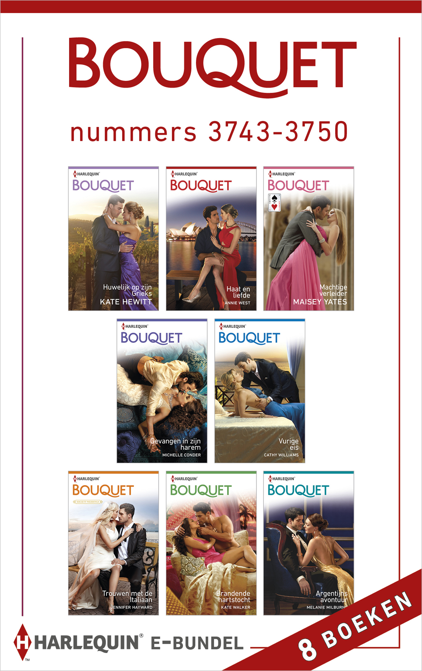 Bouquet e-bundel (8-in-1) (Ebook)