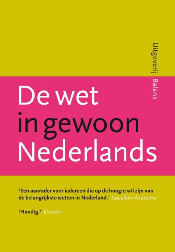 De wet in gewoon Nederlands (Ebook)