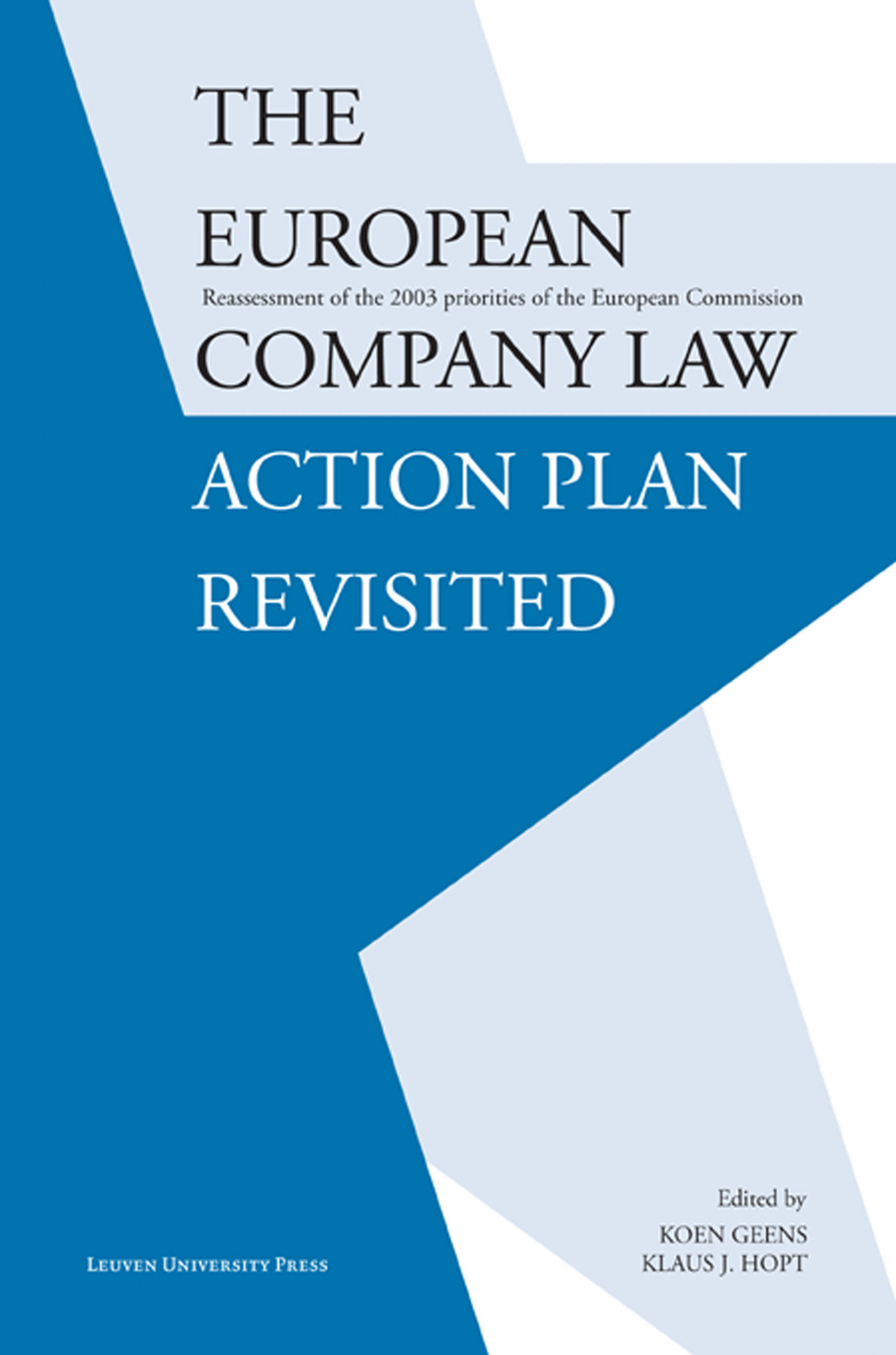 The European company law action plan revisited (Ebook)