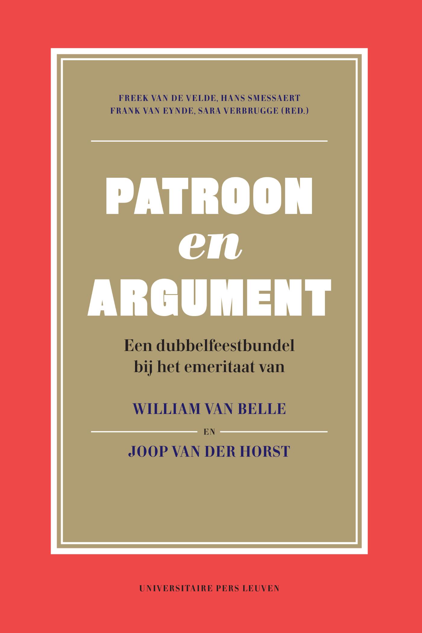 Patroon en argument (Ebook)