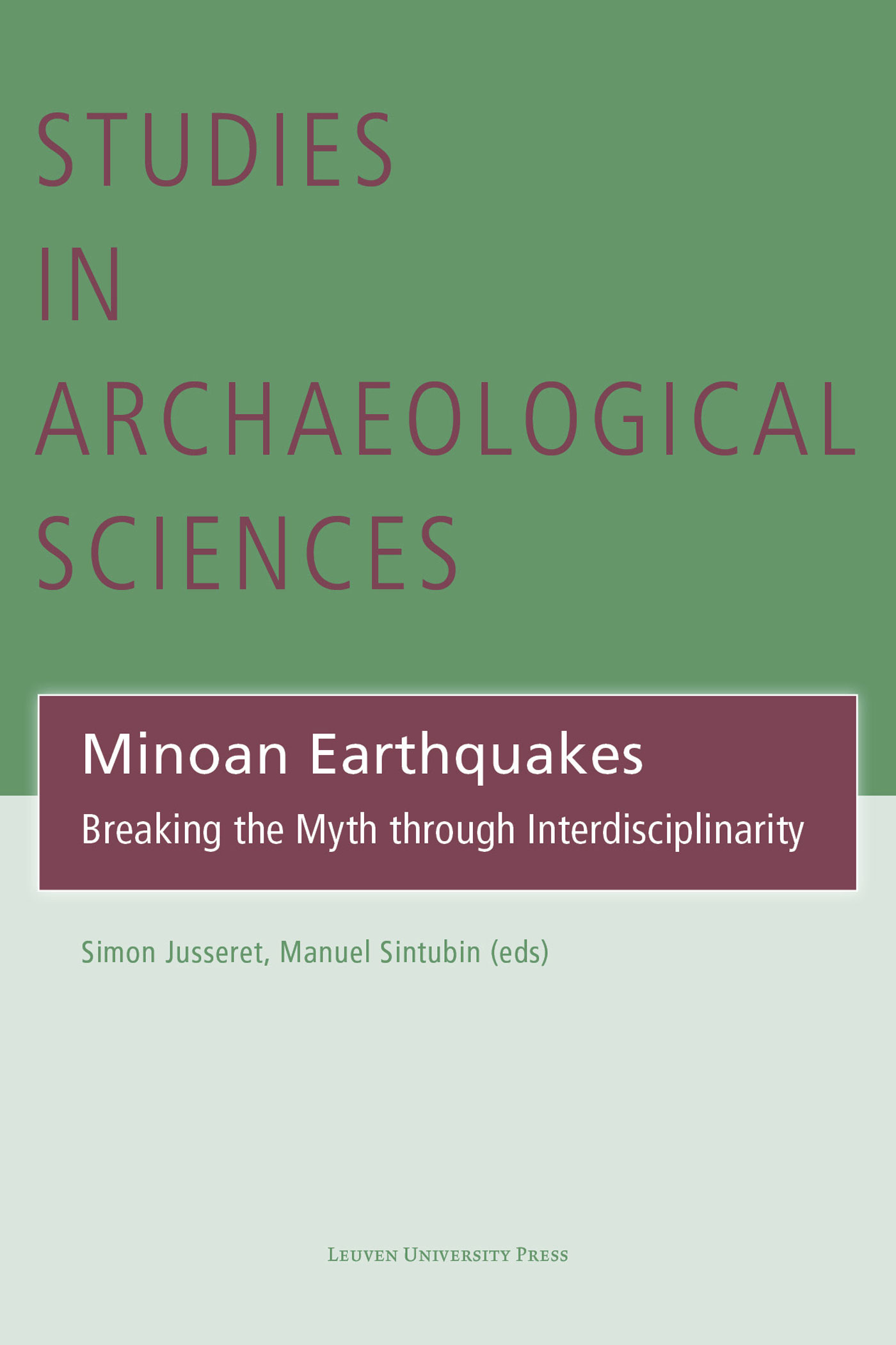 Minoan Earthquakes (Ebook)