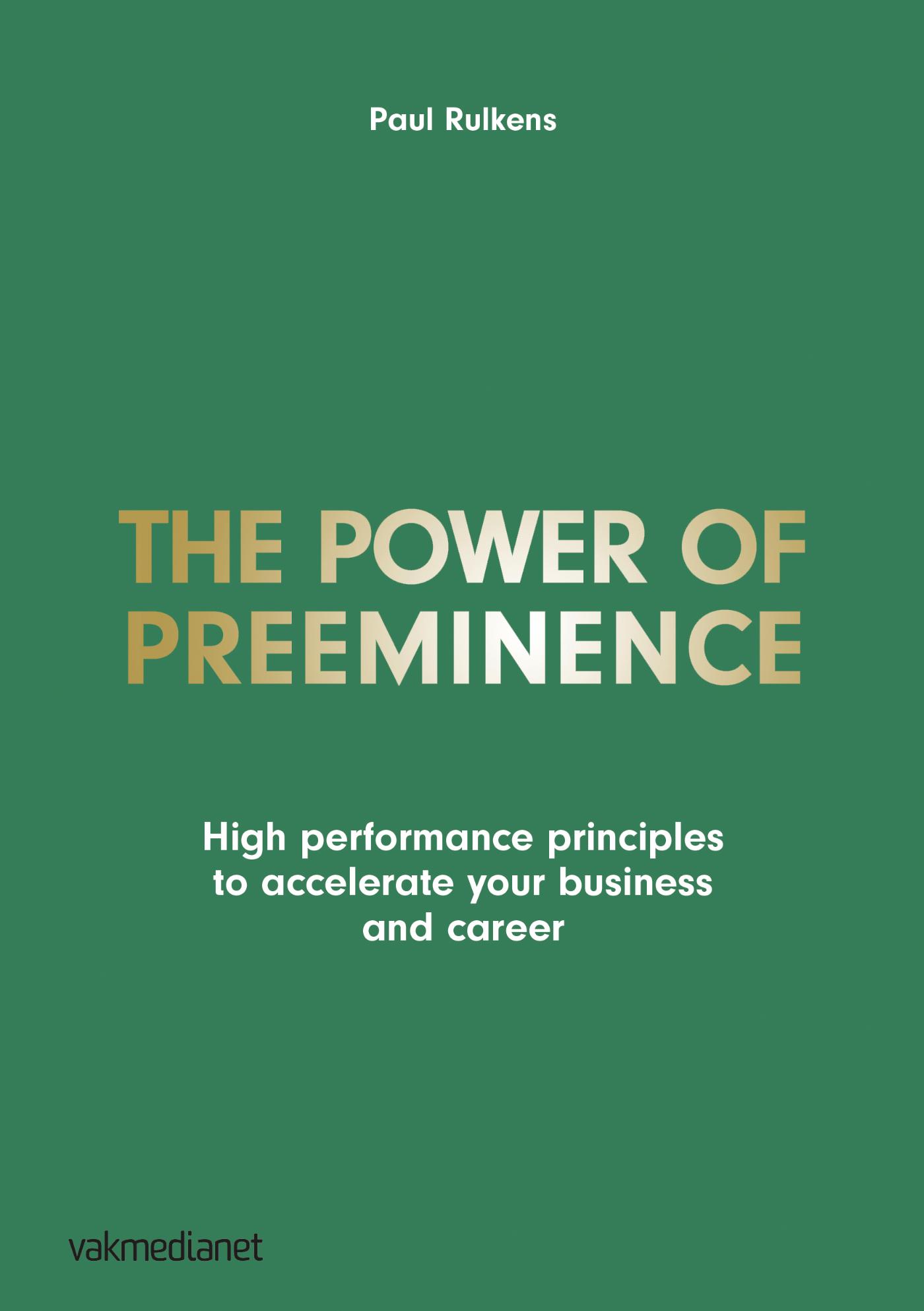 The power of preeminence (Ebook)